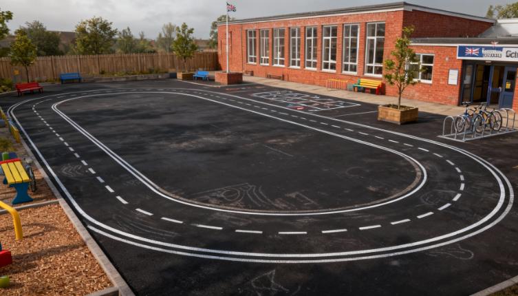 Playground Road Markings