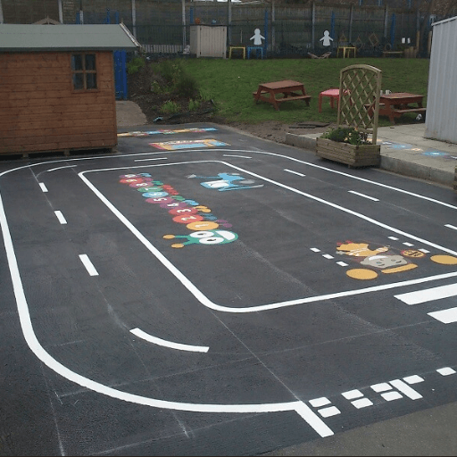 Playground Road Markings